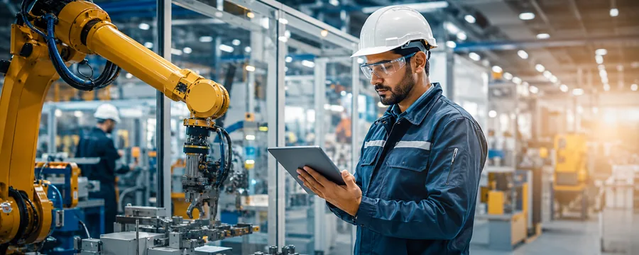 Manufacturing and safety in an automated factory