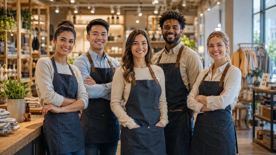 Retail service culture team