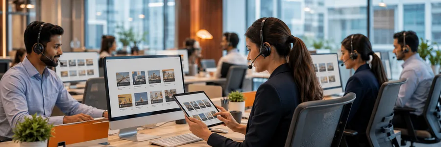 Contact centre microlearning environment